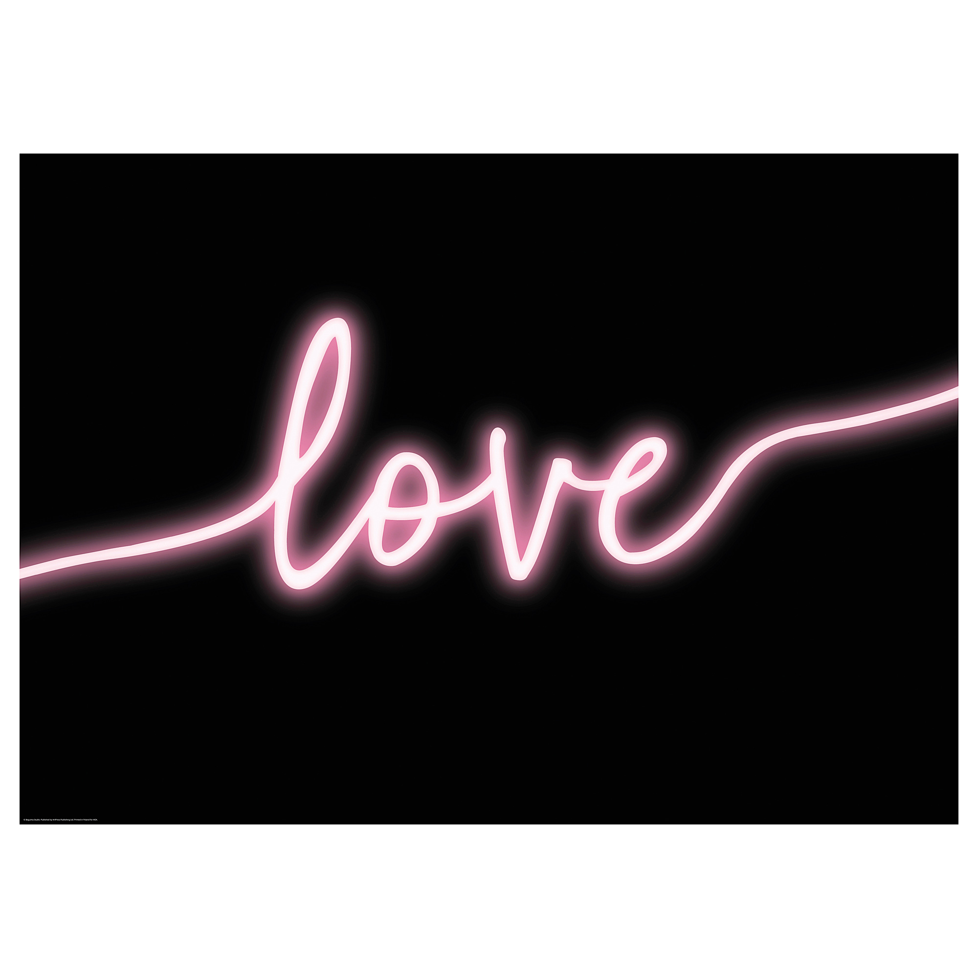 KATEBO Bild, Liebe im Neonlicht, 70x50 cm - IKEA Deutschland