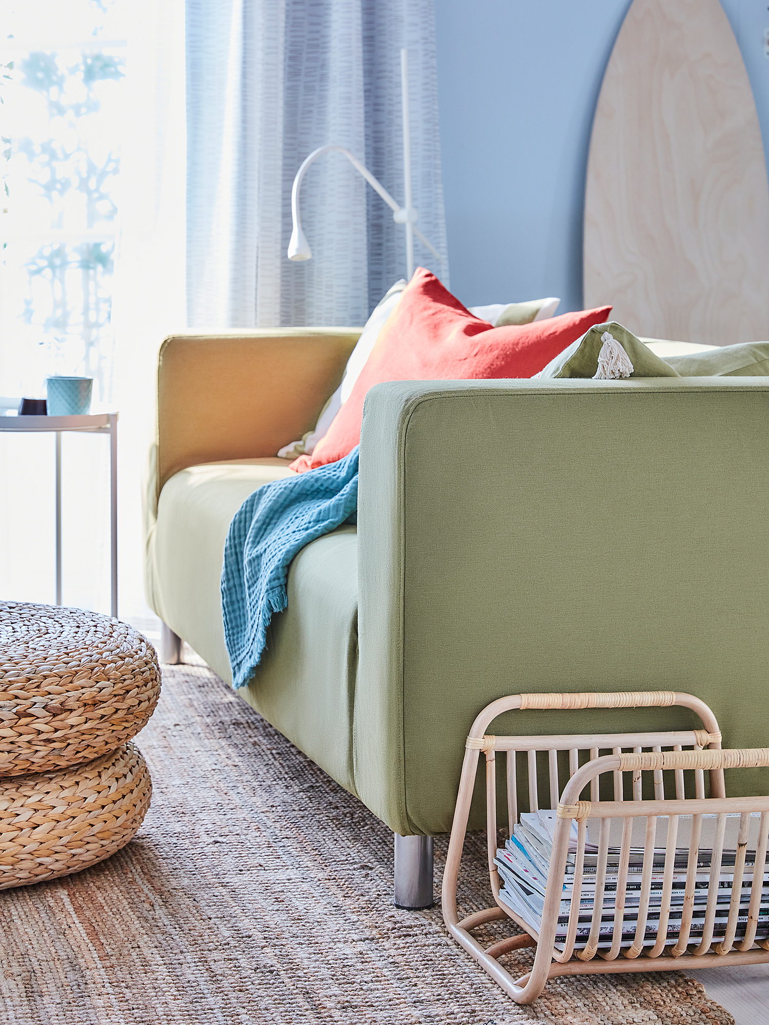 KLIPPAN 2er-Sofa - Vissle gelbgrün - IKEA Deutschland