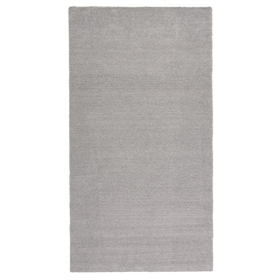 Teppich Hellgrau Kurzflor