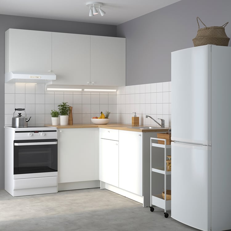 KNOXHULT Eckküche, weiß, 182x183x220 cm - IKEA Deutschland