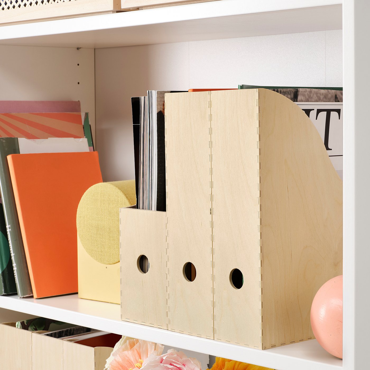 Thumbnail - IKEA KNUFF Zeitschriftensammler 2 St. Birkensperrholz