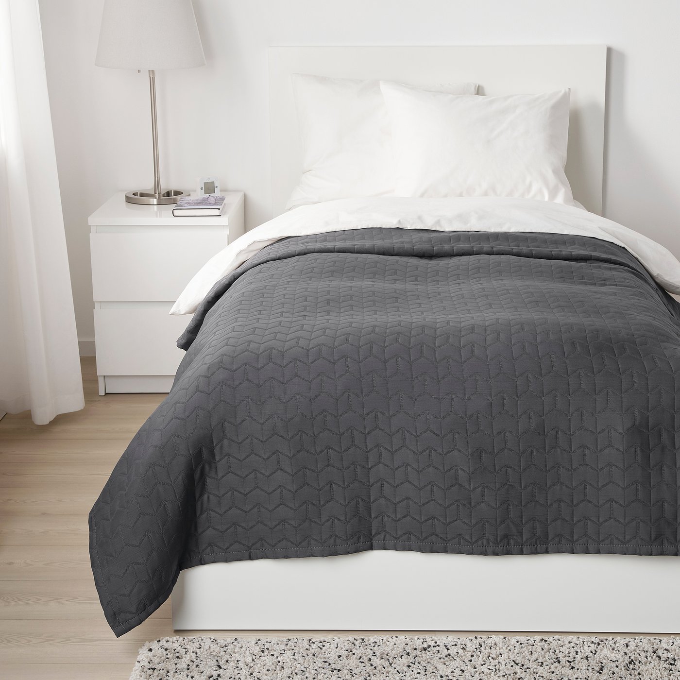 Kolax Tagesdecke Grau 150x250 Cm Ikea Deutschland
