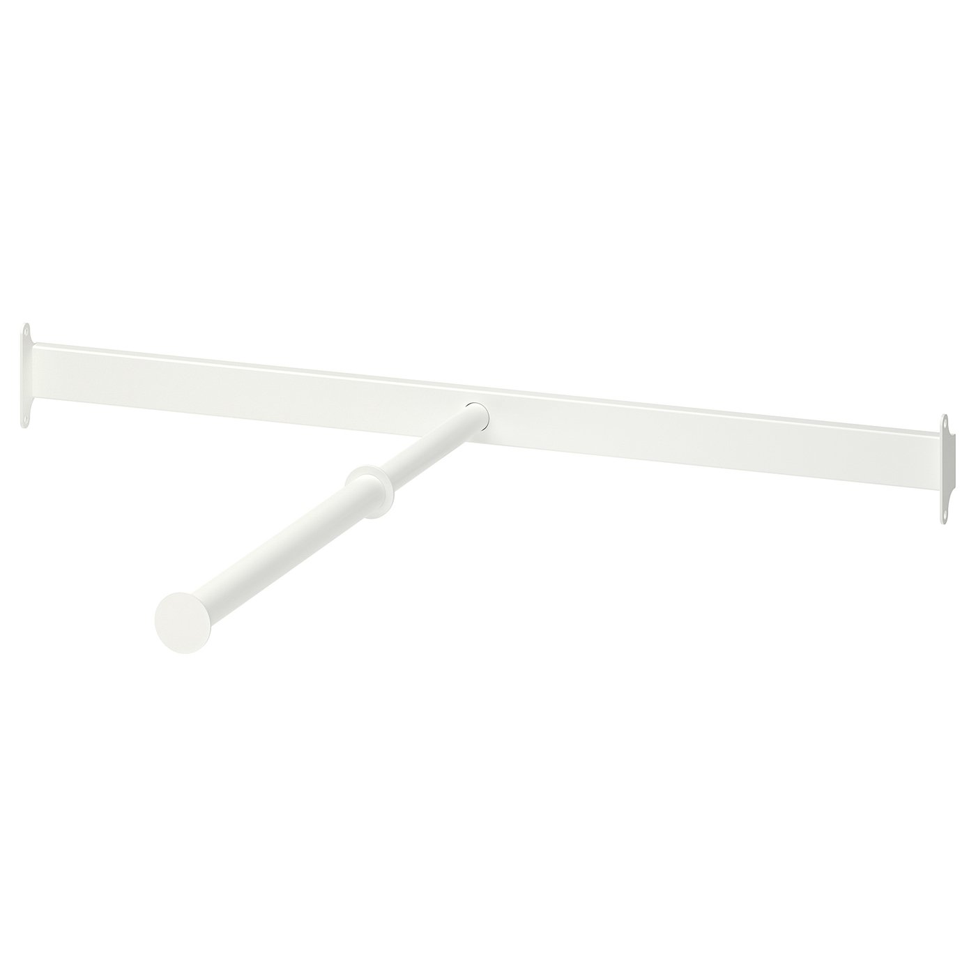 75x35cm Ikea Komplement Kleiderstange In Weiss Ausziehbar