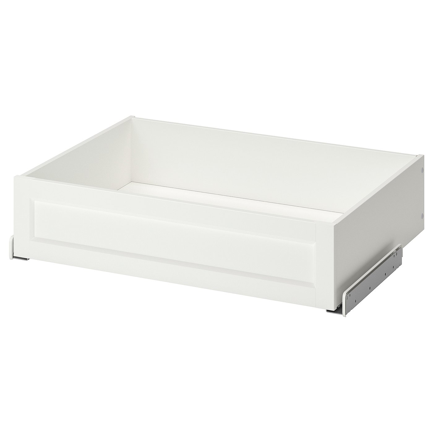 Komplement Schublade Mit Frontrahmen Weiss 75x58 Cm Ikea Deutschland Ikea pax schrank alu mit schubladen & schiebetueren masse: komplement schublade mit frontrahmen weiss 75x58 cm