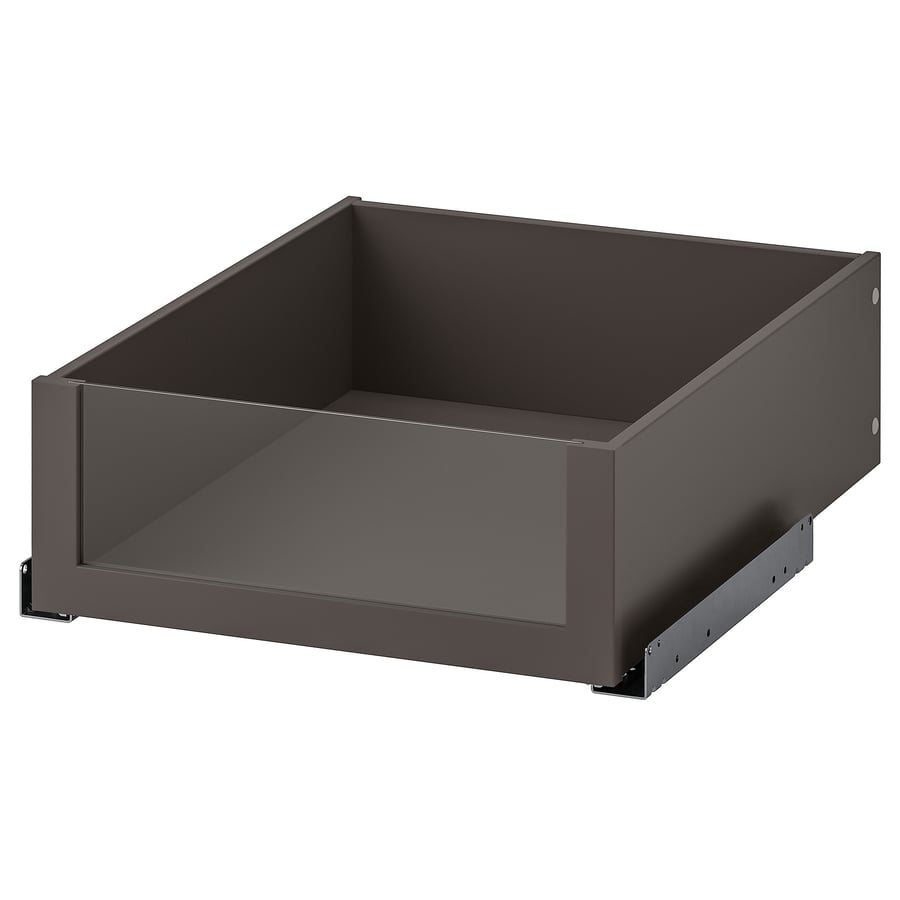 KOMPLEMENT Schublade mit Glasfront, dunkelgrau, 50x58 cm - IKEA Deutschland