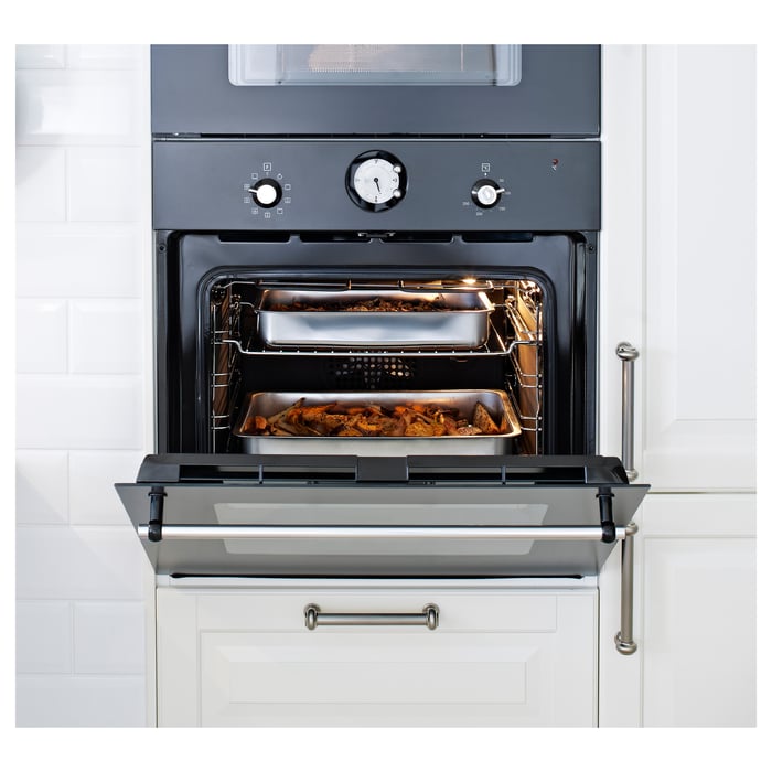 KONCIS Ofenform mit Rost, Edelstahl, 40x32 cm - IKEA Deutschland