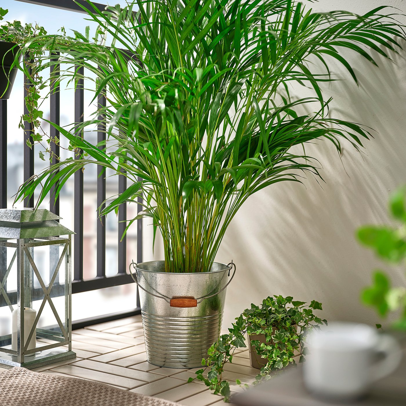 Thumbnail - IKEA KORKGRAN Eimer/Übertopf drinnen/draußen/verzinkt