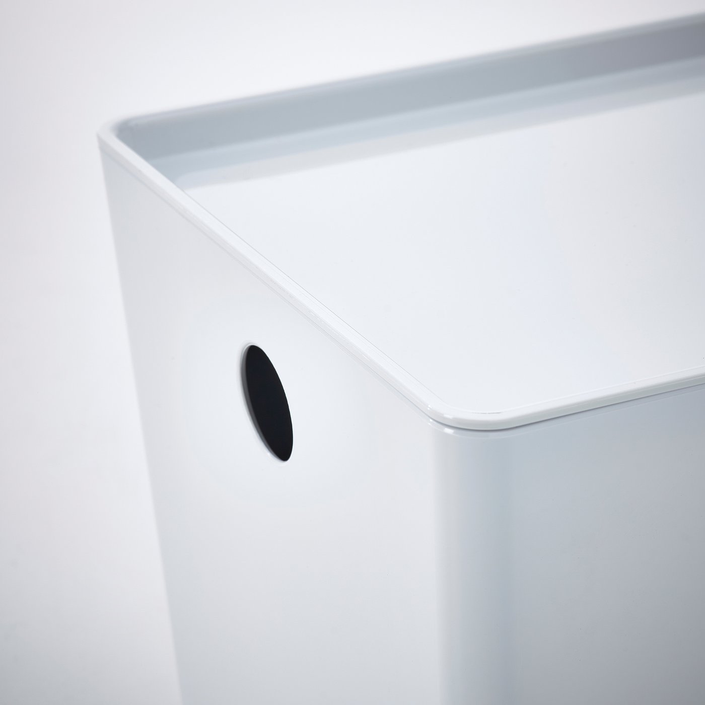 Thumbnail - IKEA KUGGIS Box mit Deckel weiß 18x26x15 cm