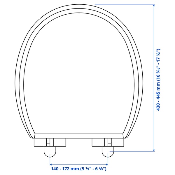 KULLARNA Toilettensitz, grau - IKEA Deutschland