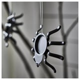 KUSTFYR Teelichthalter, Spinne schwarz, 2 cm