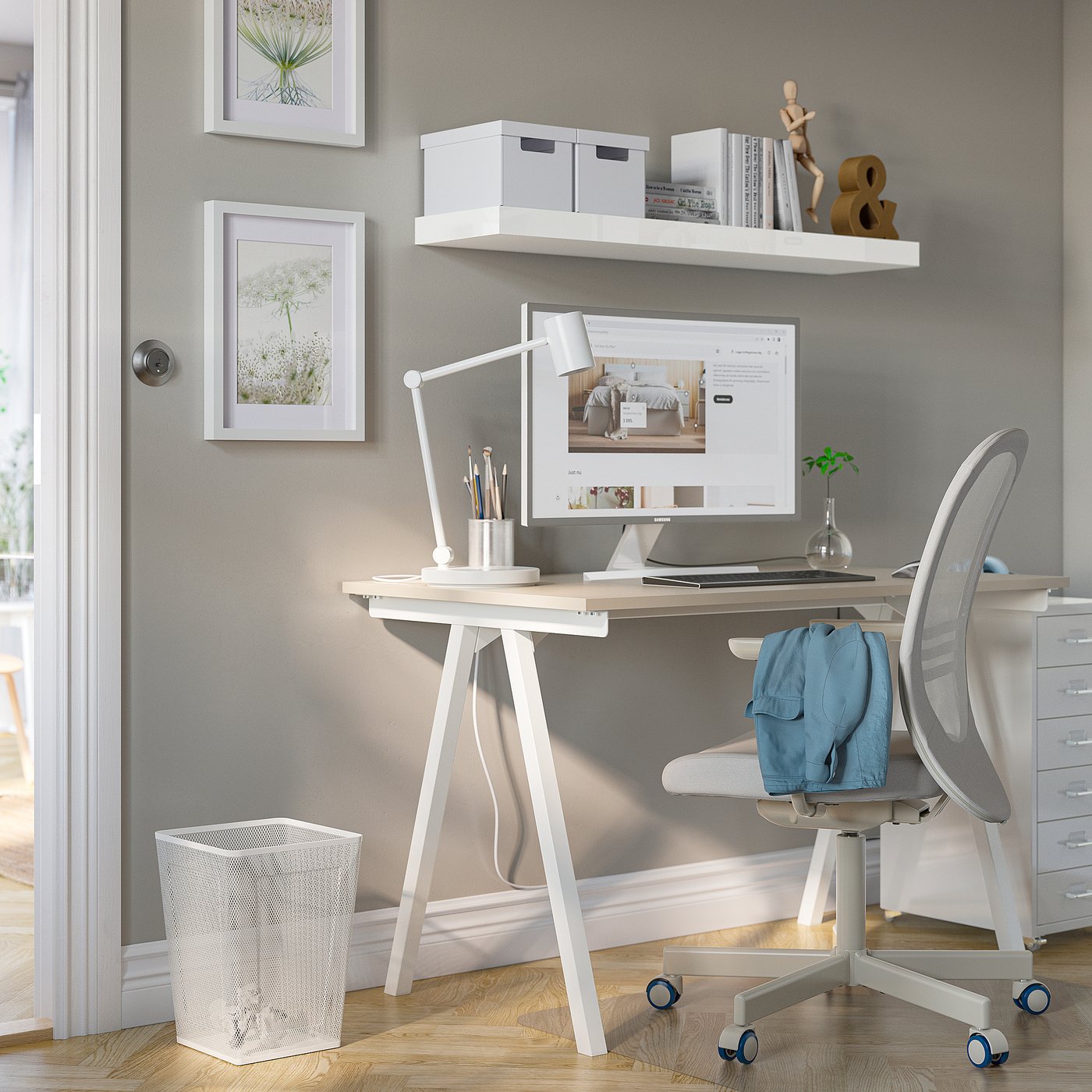 Thumbnail - IKEA LACK Wandregal weiß/Hochglanz