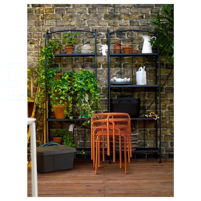 LÄCKÖ Regal/außen - grau - IKEA Deutschland