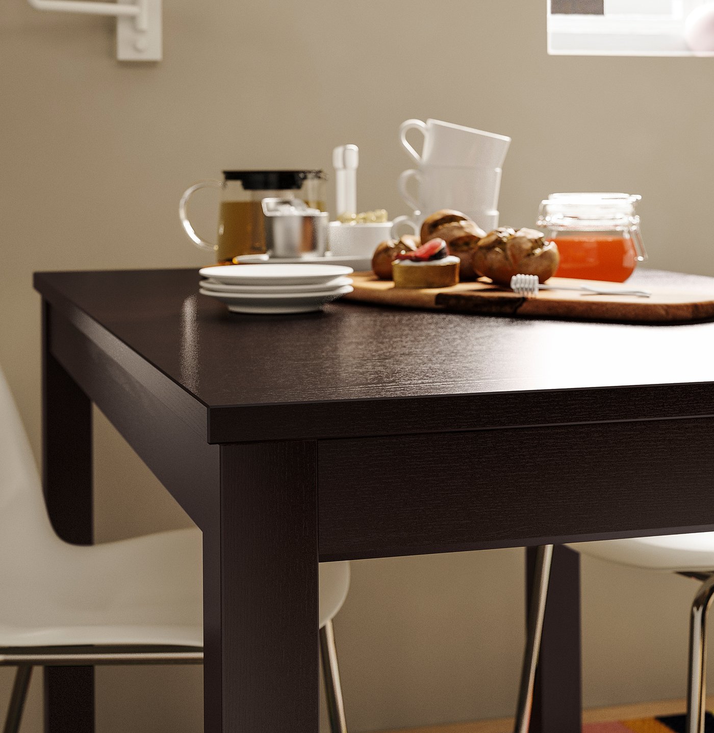Ikea Tisch Ausziehbar Braun - Ikea Runder Tisch / Der ...