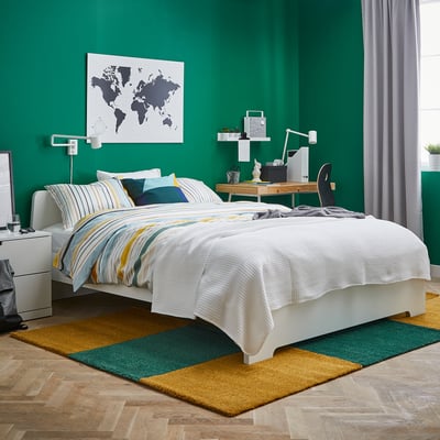 LANGSTED Teppich Kurzflor - gelb - IKEA Deutschland