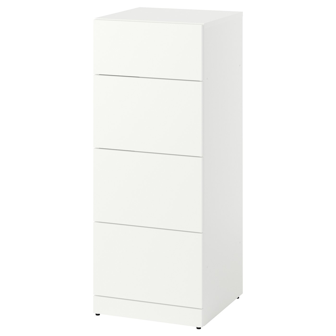 IKEA LASTARE Kommode mit 4 Schubladen weiß