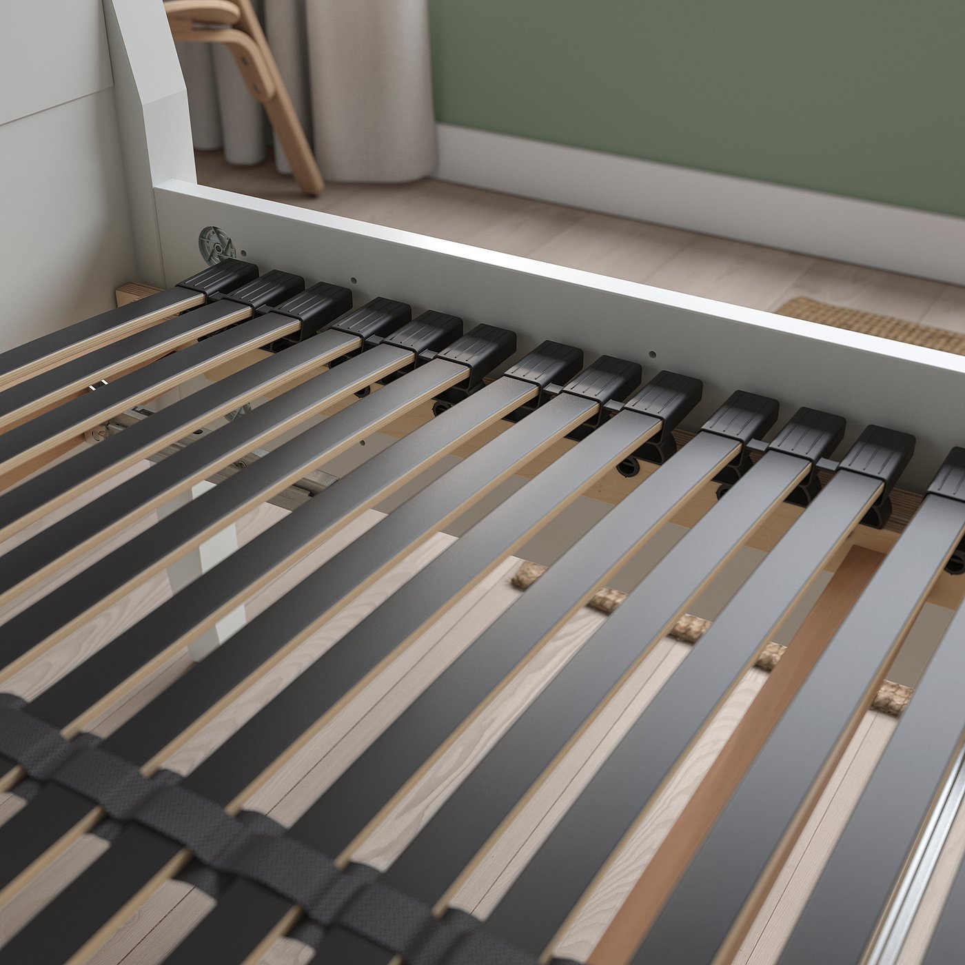 Thumbnail - IKEA LEIRSUND Federholzrahmen, verstellbar 90x200 cm