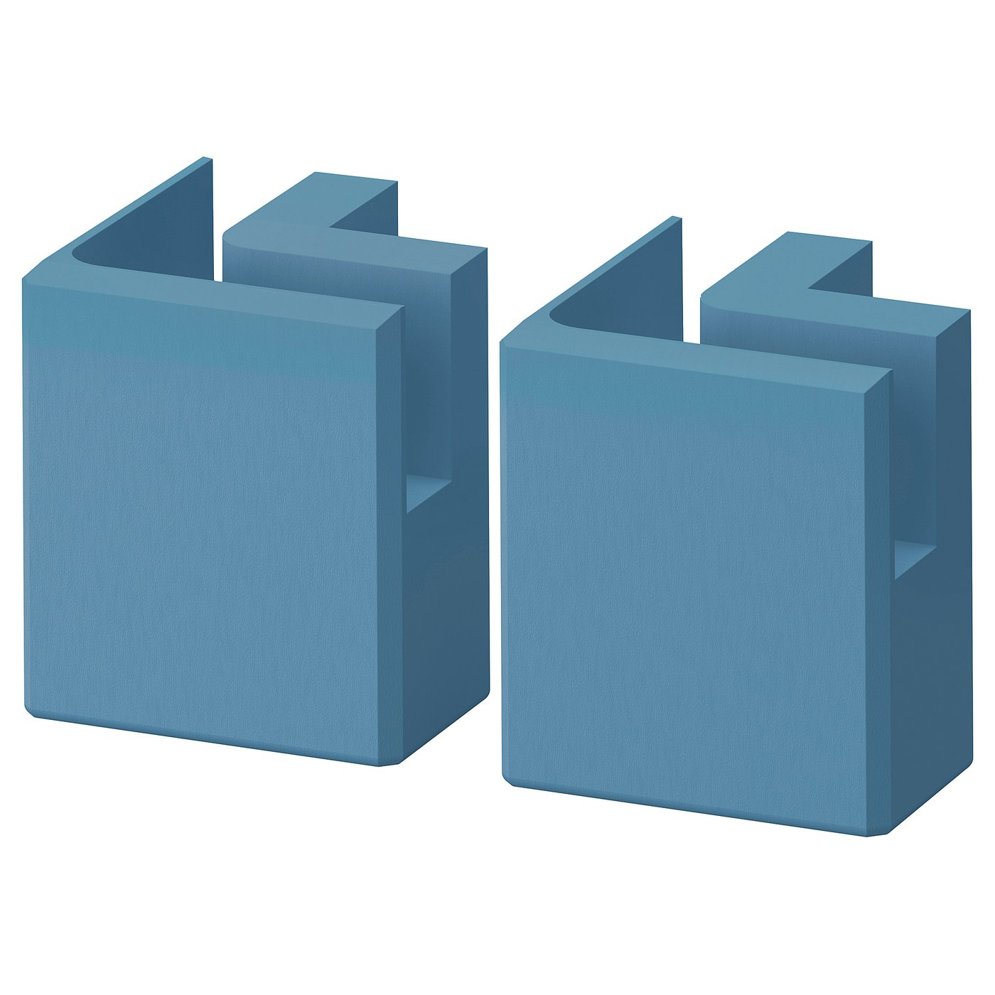LERHYTTAN Eckstütze für Dekosockel - blau 8 cm