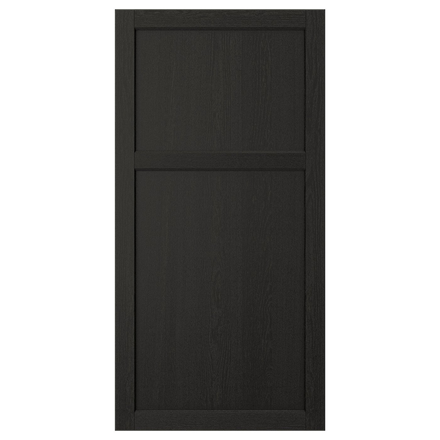IKEA LERHYTTAN Tür schwarz lasiert 60x120 cm
