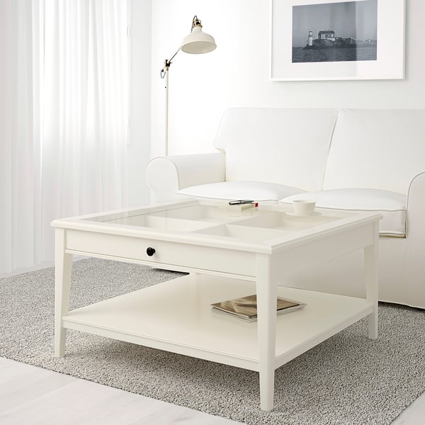 Liatorp Couchtisch Weiss Glas Ikea Deutschland