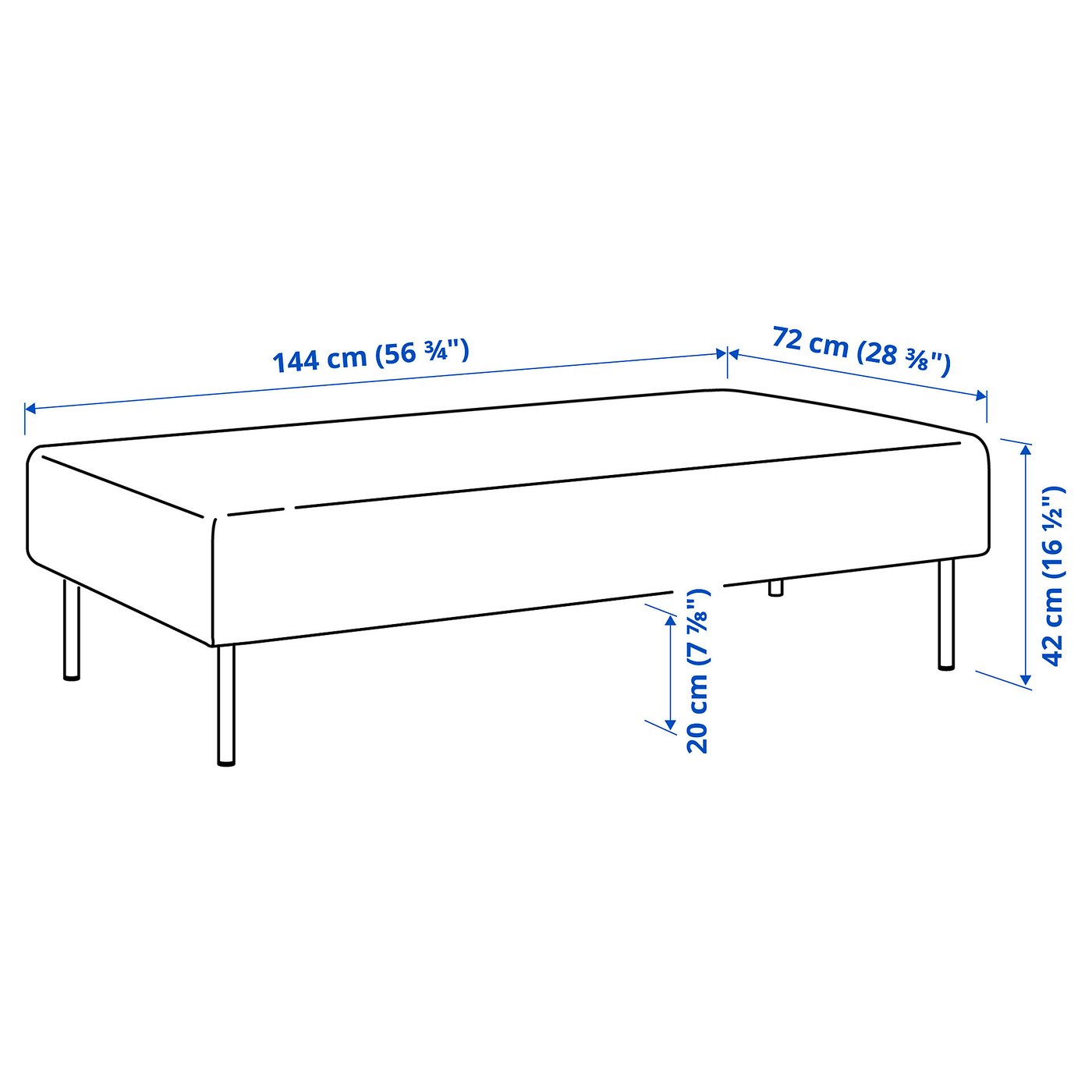 Thumbnail - IKEA LILLEHEM 2er-Sitzelement Gunnared/braunrot Metall Gunnared braunrot
