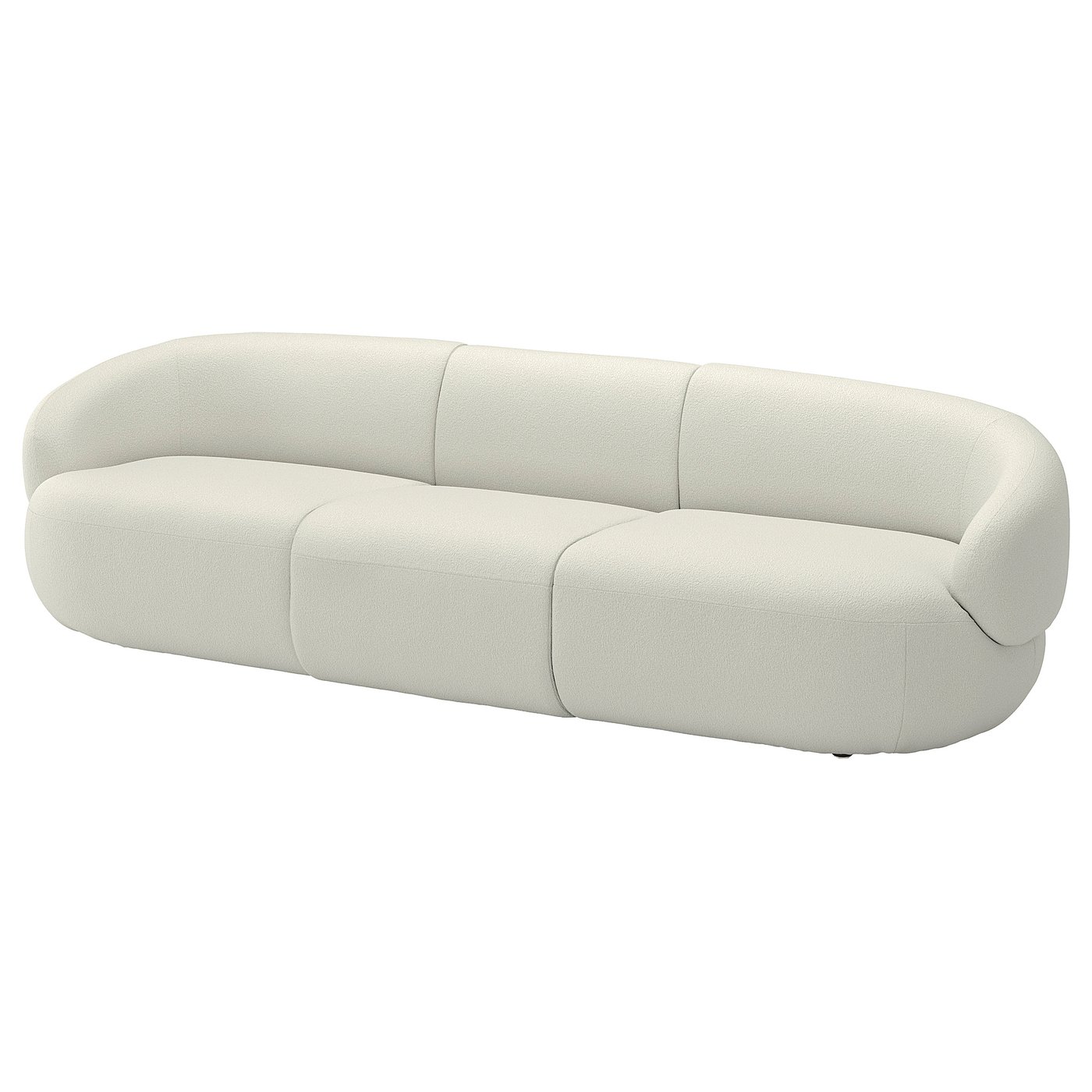 IKEA LILLESÄTER 4er-Sofa Axvall elfenbeinweiß Axvall elfenbeinweiß