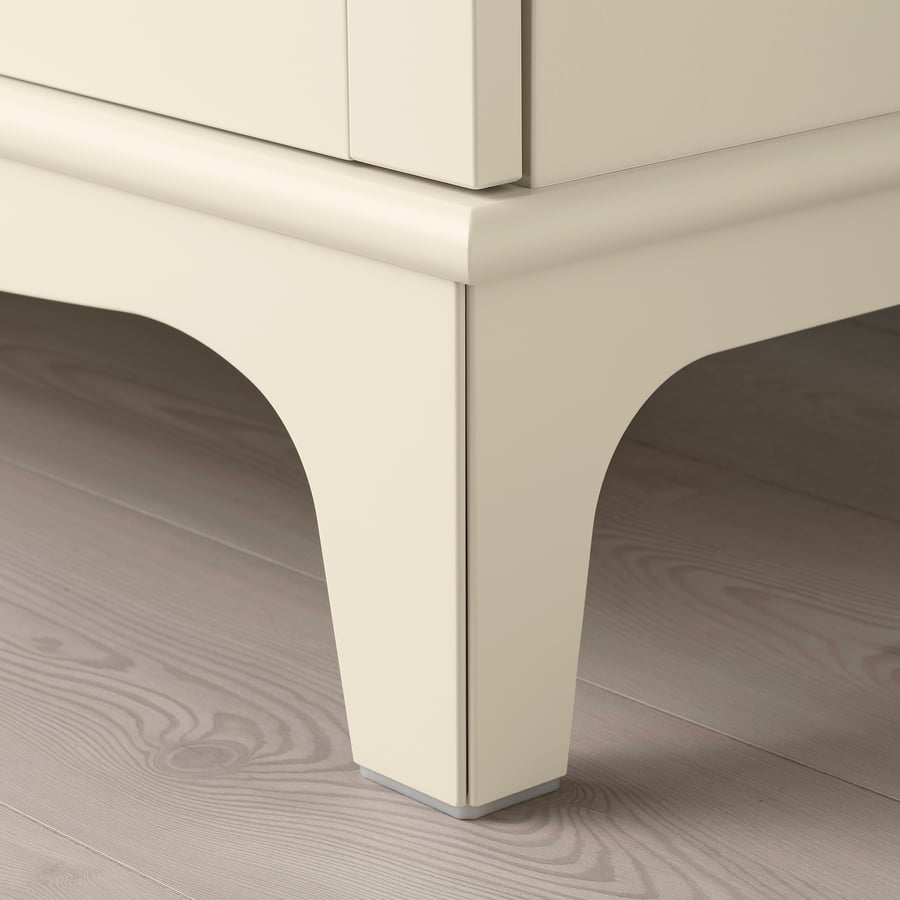 LOMMARP Schrank mit Vitrinentüren, hellbeige, 86x199 cm - IKEA Deutschland