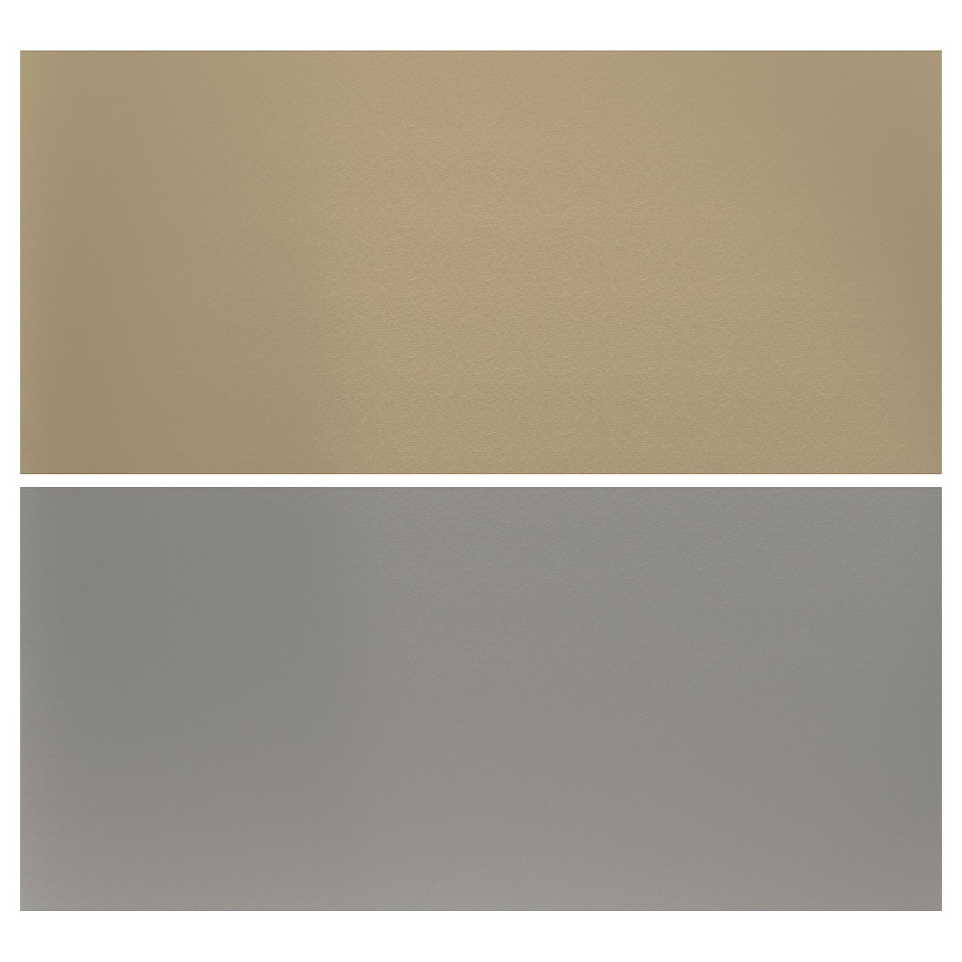 IKEA LYSEKIL Wandpaneel doppelseitig Edelstahl/Messing