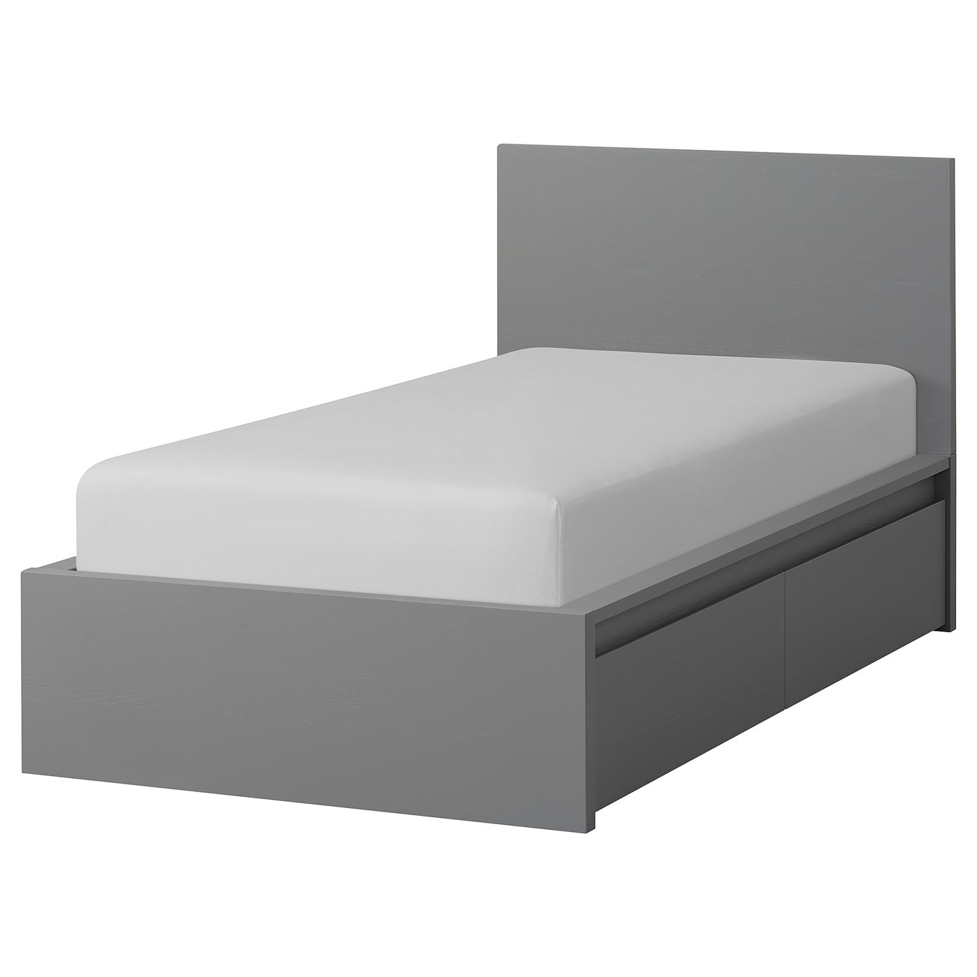 Malm Bettgestell Hoch Mit 2 Schubkasten Grau Las Ikea Deutschland Verkaufe hier das jugendbett meiner tochter, das bett ca vier jahre alt. malm bettgestell hoch mit 2 schubkasten grau las 90x200 cm