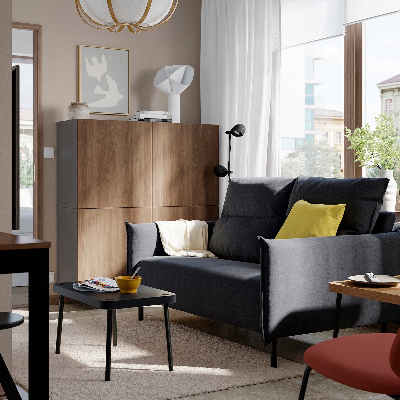 Thumbnail - IKEA MANNARP 2er-Sofa Gunnared beige Gunnared beige