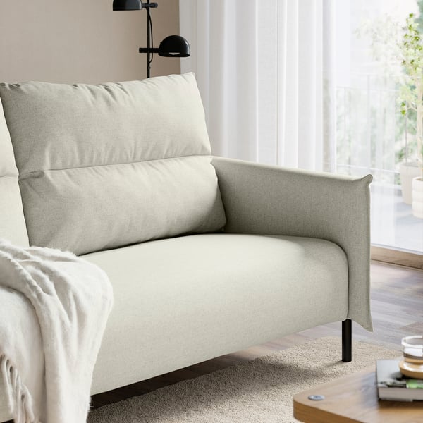 MANNARP 2er-Sofa, Gunnared beige