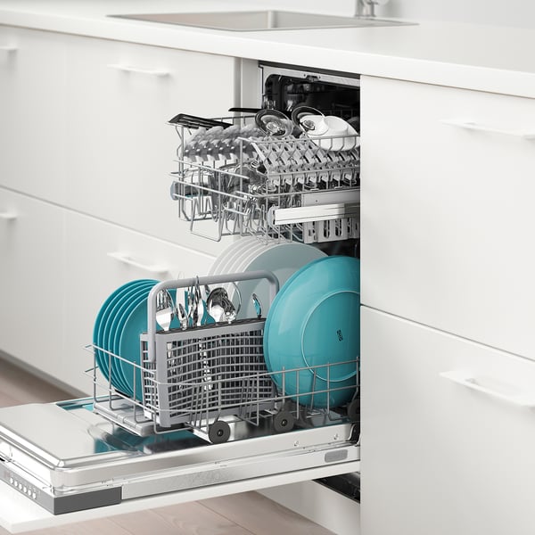 Medelstor Geschirrspuler Integr Grau Ikea Deutschland