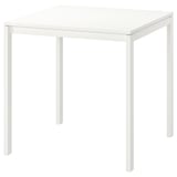 MELLTORP Tisch, weiß, 75x75 cm