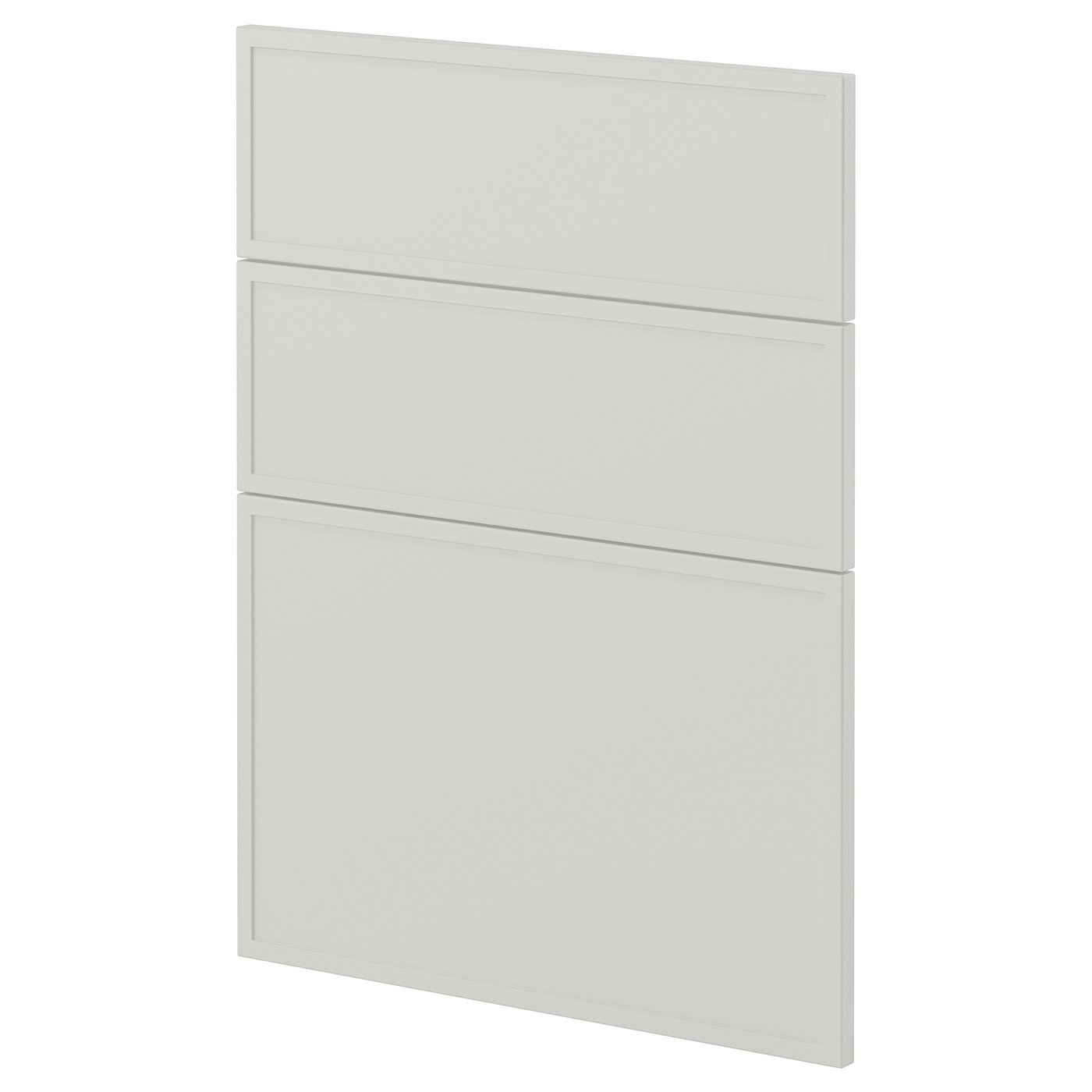 IKEA METOD 3 Fronten für Geschirrspüler Aspudden hellgrau