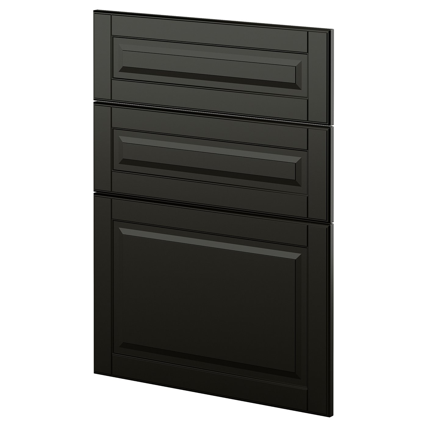 IKEA METOD 3 Fronten für Geschirrspüler Bodbyn schwarz