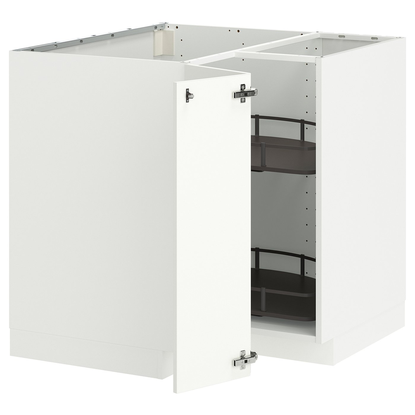 IKEA METOD Eckunterschrank+Karussell weiß/Stensund weiß