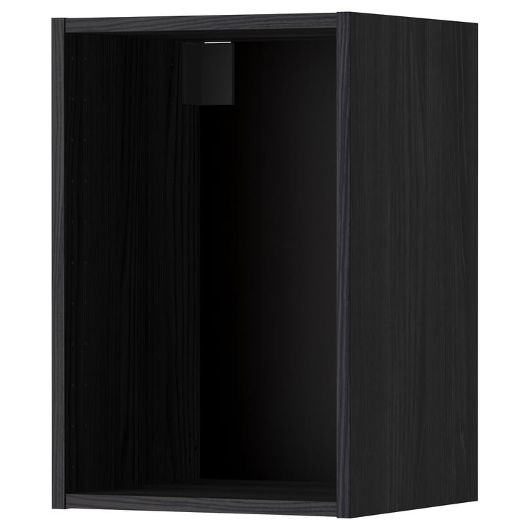 METOD Korpus Wandschrank, Holzeffekt schwarz, 40x37x60 cm - IKEA
