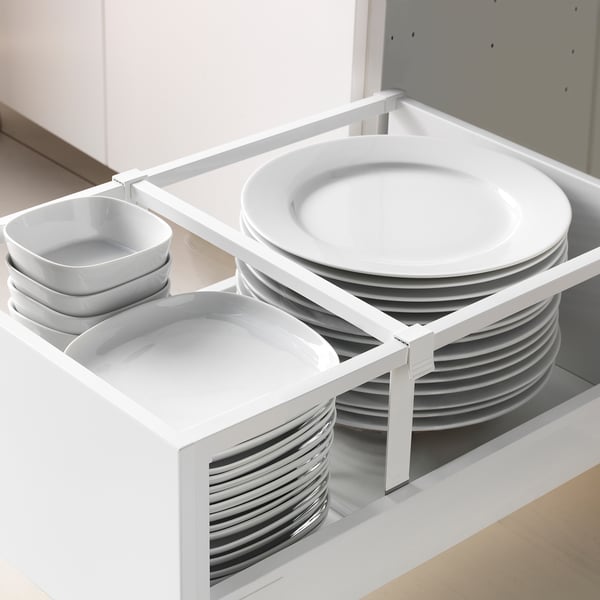METOD / MAXIMERA Hochschrank m schubladen - weiß/Häggeby ...