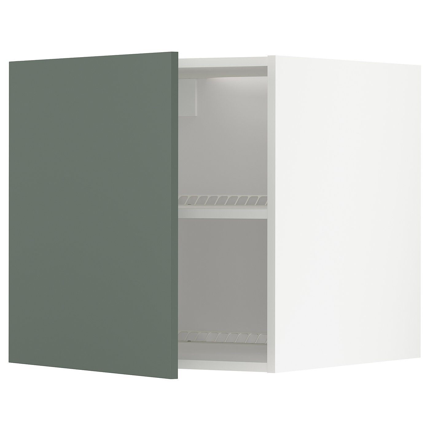 METOD Oberschr F K hl Gefrierschrank Wei Bodarp Graugr n 60x60 Cm 