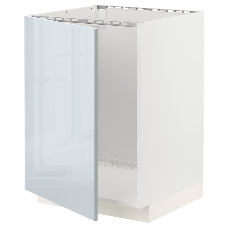 METOD Unterschrank für Spüle, weiß/Kallarp hell graublau, 60x60 cm IKEA Deutschland