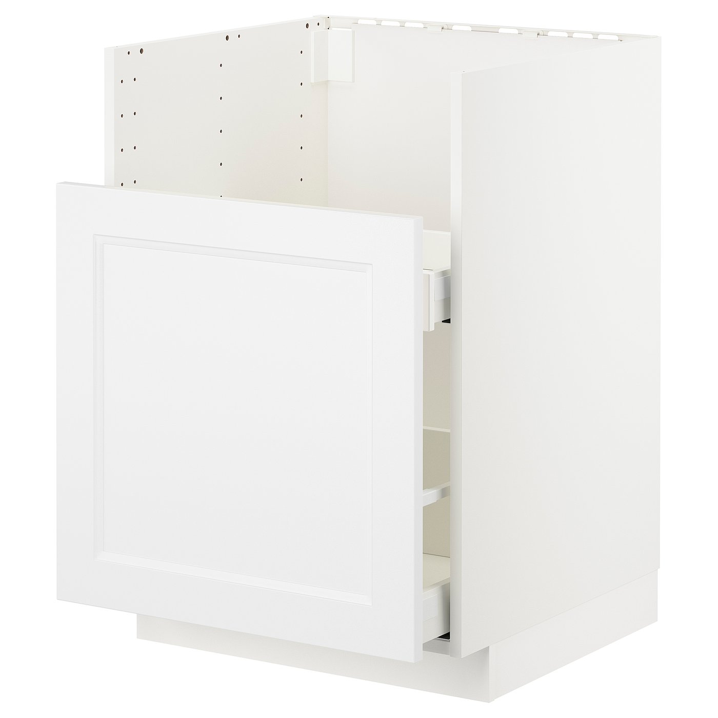 IKEA METOD Unterschrank für TALLSJÖN Spüle weiß/Axstad matt weiß