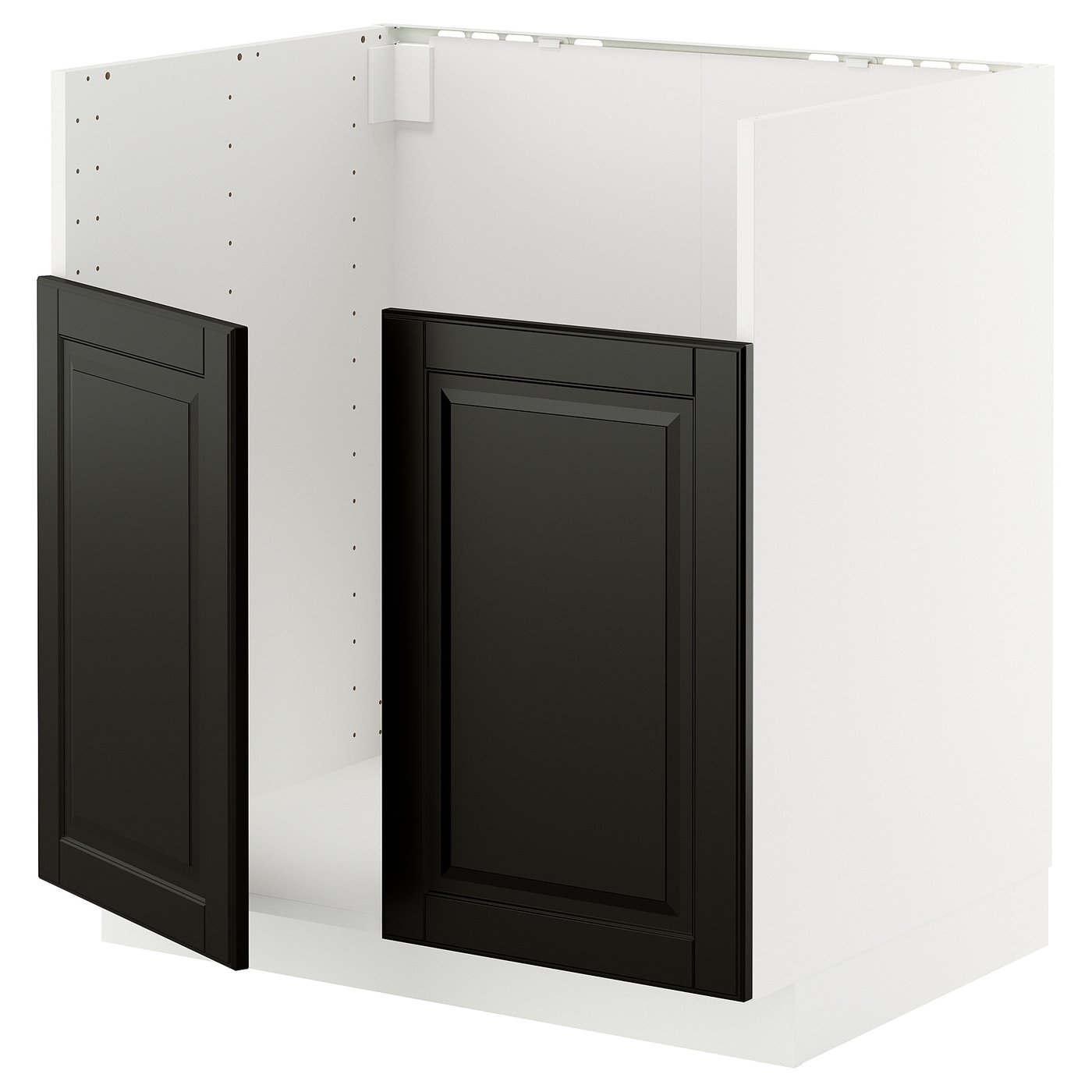 IKEA METOD Unterschrank für TALLSJÖN Spüle weiß/Bodbyn schwarz