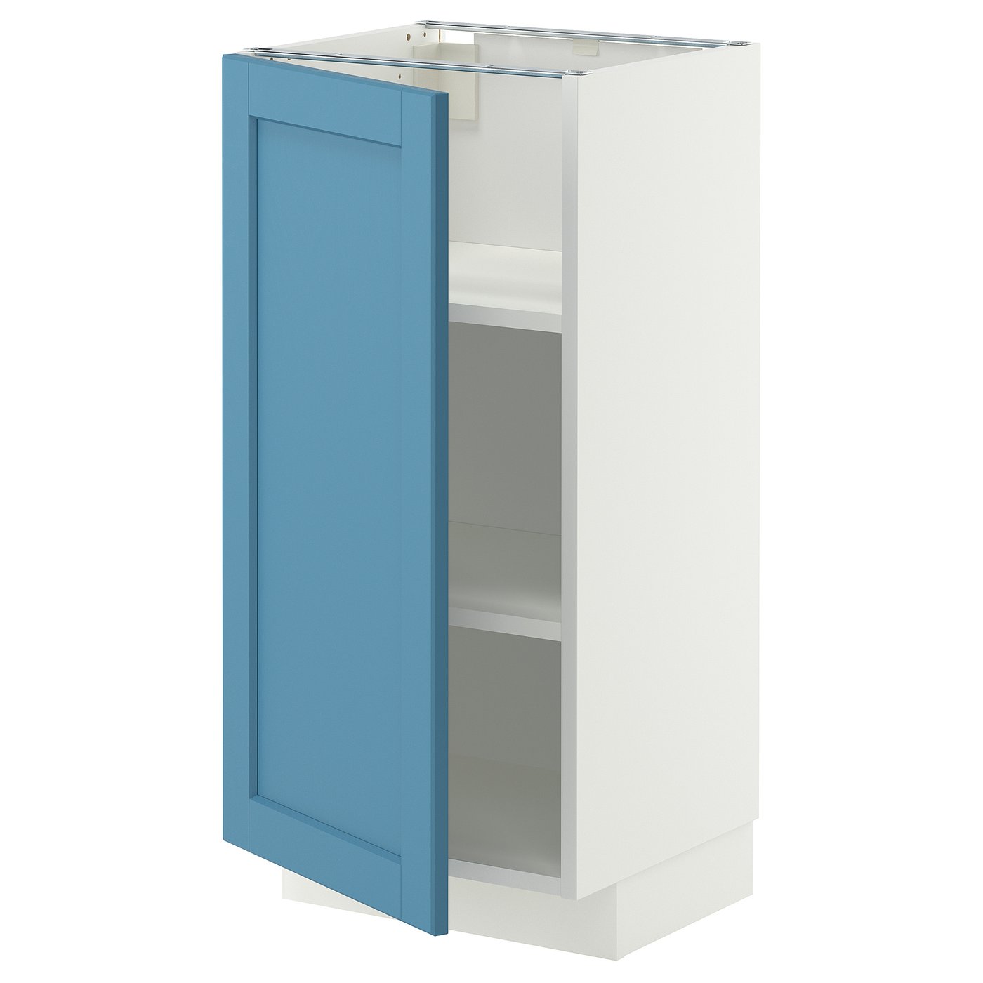 IKEA METOD Unterschrank mit Böden weiß/Lerhyttan blau 40x37 cm
