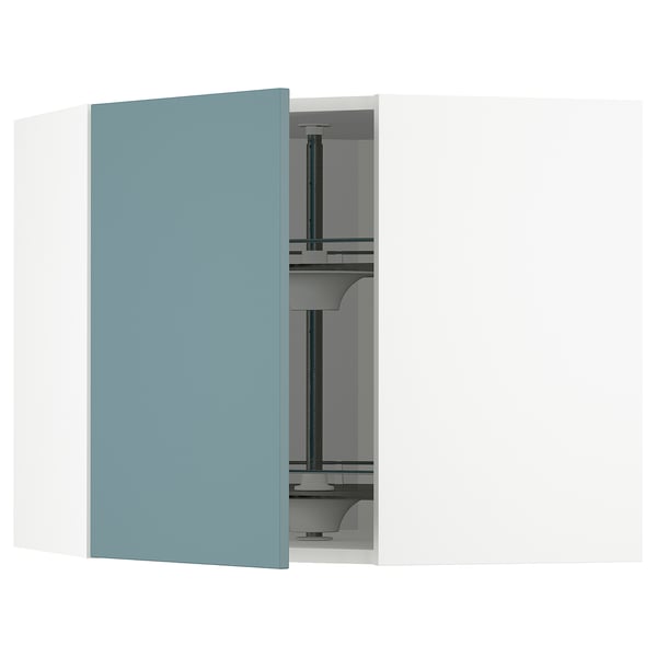 METOD türkisfarbener Schrank, modernes Küchendesign, mit verstellbarem Regal, linke/rechte Montagetür.