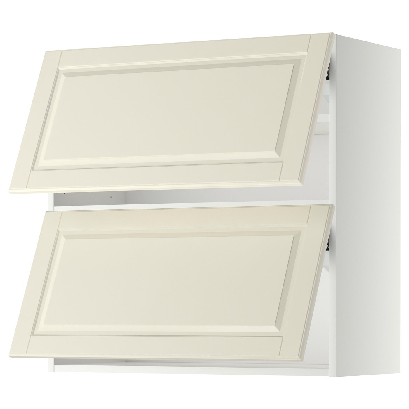 METOD Wandschrank horiz. m 2 Türen - weiß/Bodbyn elfenbeinweiß - IKEA Deutschland