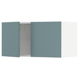 Ikea METOD Küchenschrank in Türkis mit modernem, glattem Design.