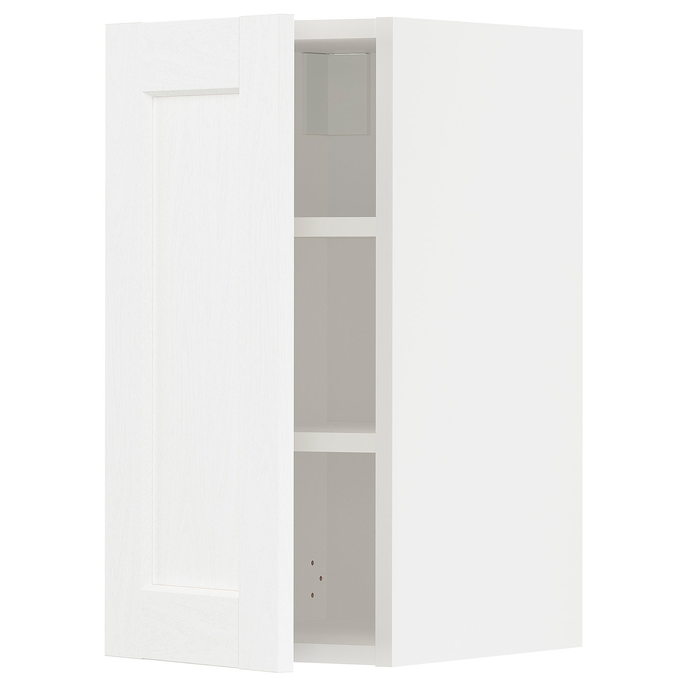 IKEA METOD Wandschrank mit Böden weiß Enköping/weiß Holzeffekt 30x60 cm