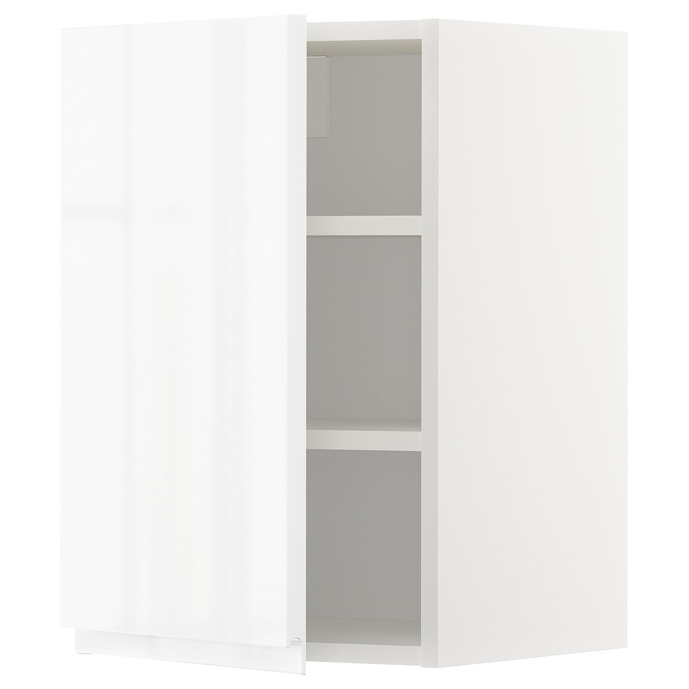 IKEA METOD Wandschrank mit Böden weiß/Voxtorp Hochglanz/weiß 40x60 cm
