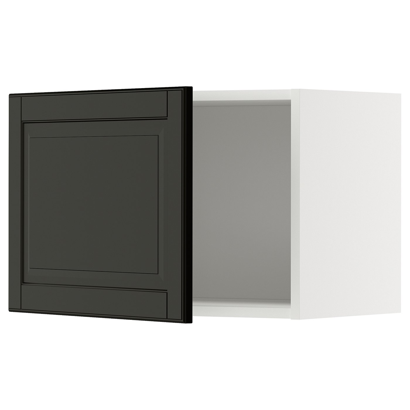IKEA METOD Wandschrank weiß/Bodbyn schwarz 60x40 cm