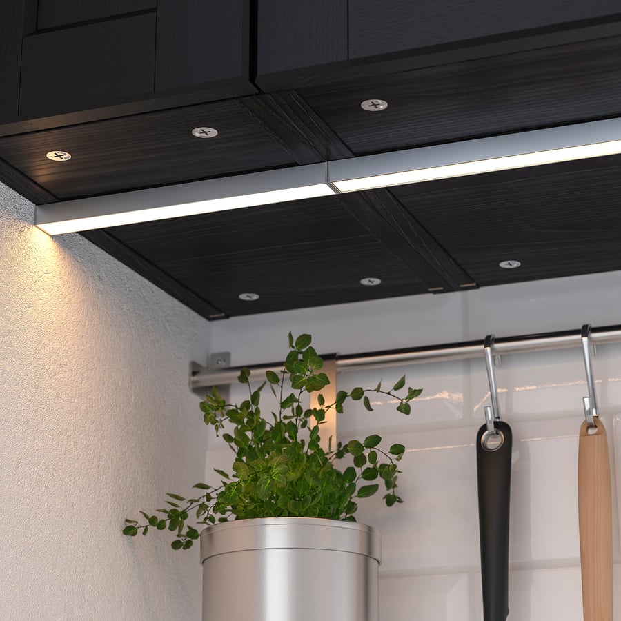 MITTLED LED-Lichtleiste für Arbeitsplatte, dimmbar aluminiumfarben, 20 ...