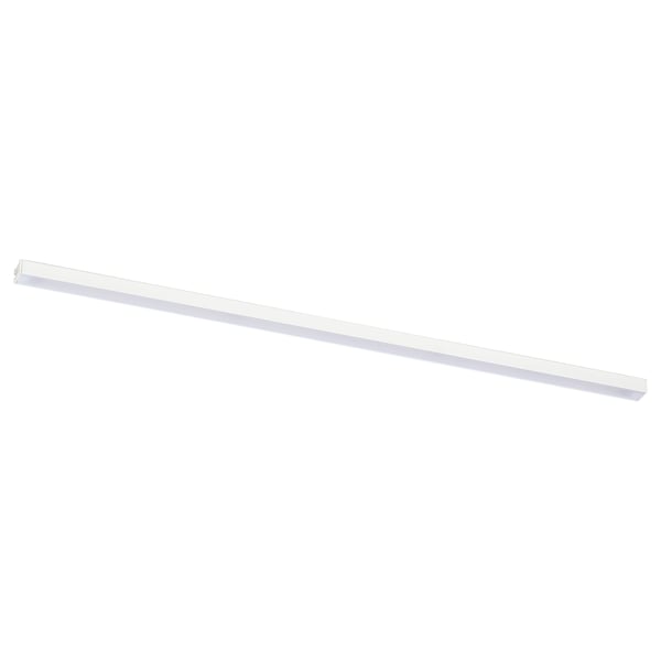 MITTLED Lichtleiste - weiß, schlank, rechteckig, Aluminium, Polycarbonat, Küchenarbeitsplattenleuchte.